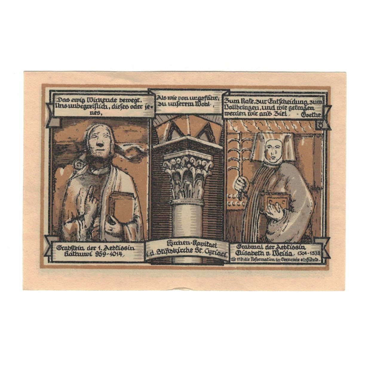 Banknote, Germany, Gernrode a.H. Stadt, 50 Pfennig, chateau 1, 1921, 1921-10-21