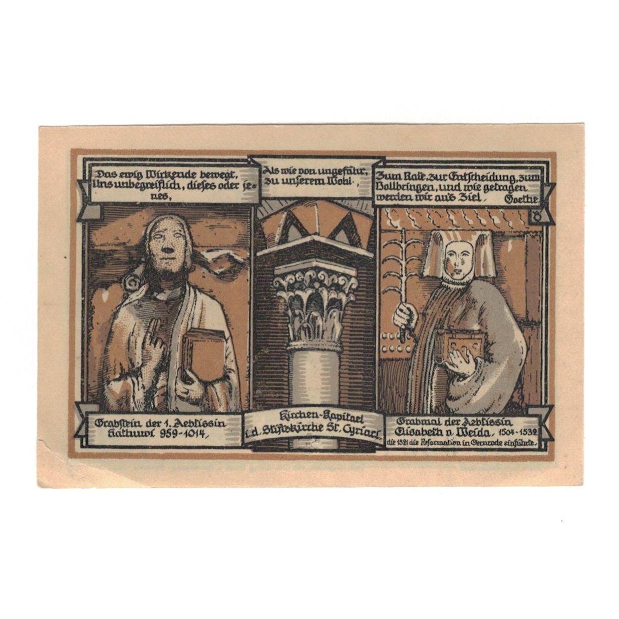 Banknote, Germany, Gernrode a.H. Stadt, 50 Pfennig, chateau 2, 1921, 1921-10-21