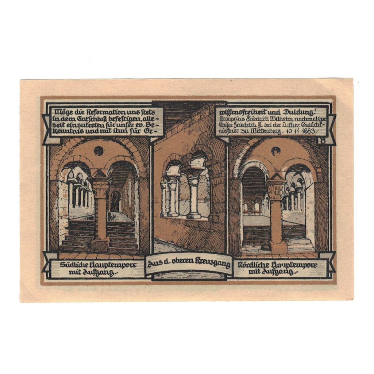 Biljet, Duitsland, Gernrode a.H. Stadt, 50 Pfennig, Village 3, 1921, 1921-10-21