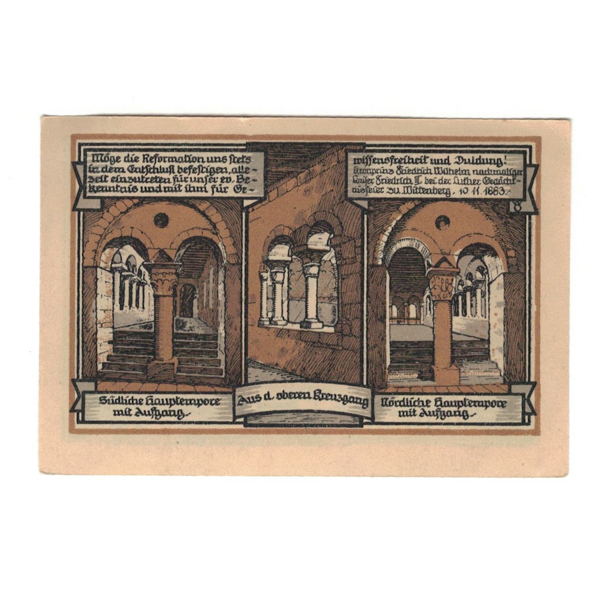 Biljet, Duitsland, Gernrode a.H. Stadt, 50 Pfennig, Village 4, 1921, 1921-10-21