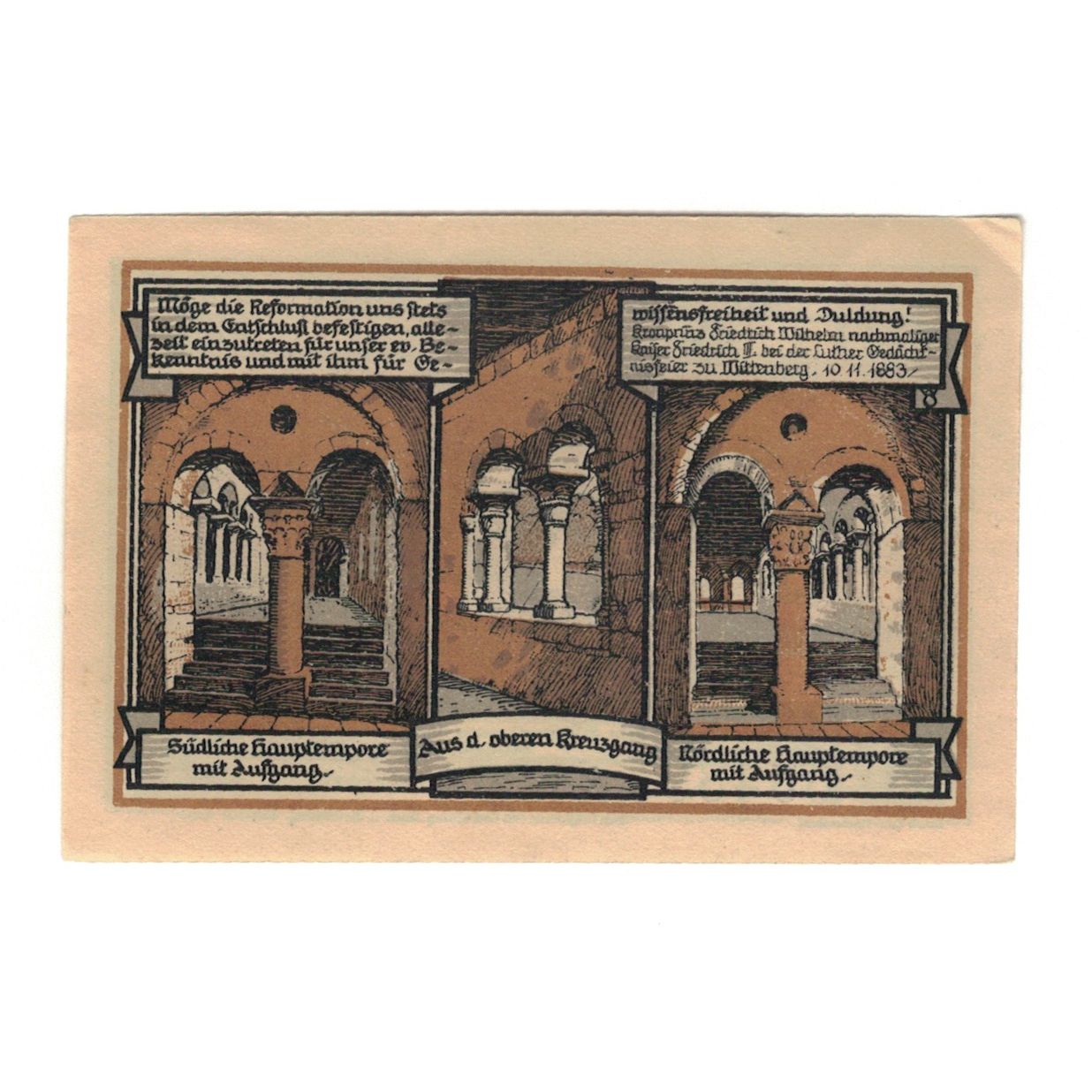 Biljet, Duitsland, Gernrode a.H. Stadt, 50 Pfennig, Village 5, 1921, 1921-10-21