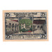 Banknote, Germany, Gernrode a.H. Stadt, 75 Pfennig, Eglise, 1921, 1921-10-21