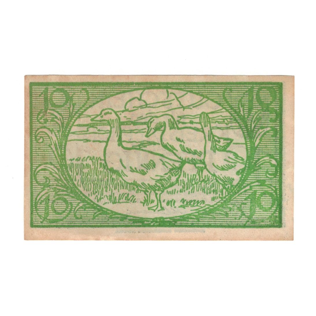 Biljet, Duitsland, Diepholz Kreis, 10 Pfennig, animaux 2, 1920, 1920-09-01