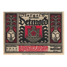 Banknote, Germany, Detmold Stadt, 50 Pfennig, Bataille, 1920, 1920-08-01