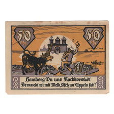 Nota, Alemanha, Altenwerder und Finkenwärder Gemeinden, 50 Pfennig, animaux 2
