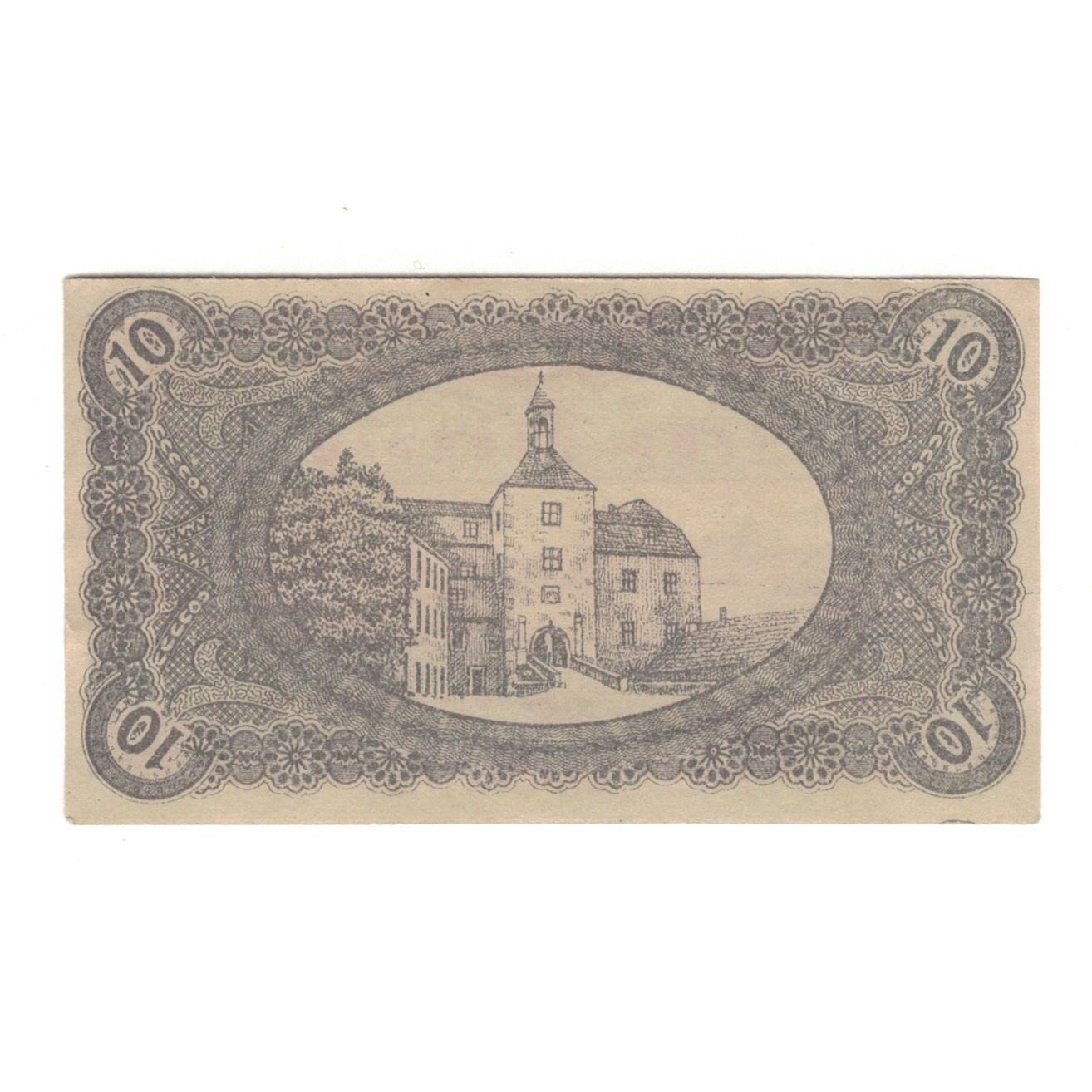 Banknote, Germany, Finsterwalde N.L. Stadt, 10 Pfennig, village, 1919