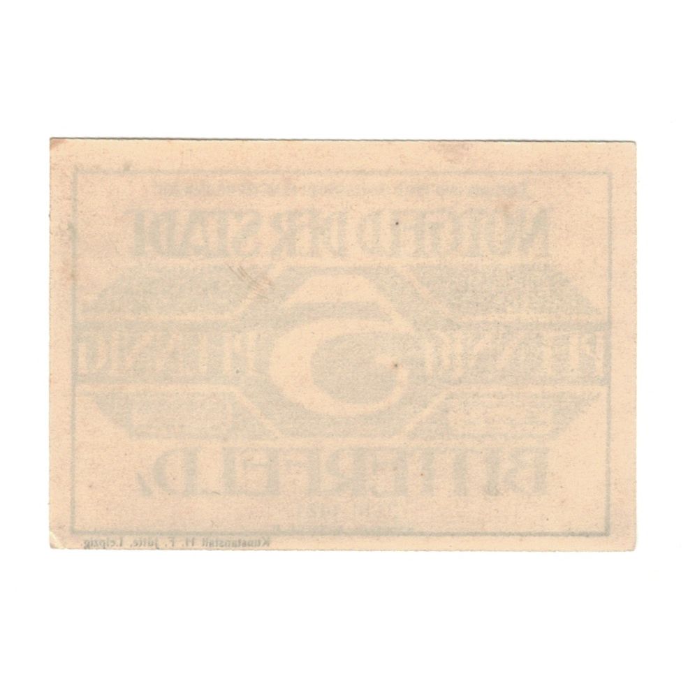 Billete, Alemania, Bitterfeld Stadt, 5 Pfennig, valeur faciale 1, 1921
