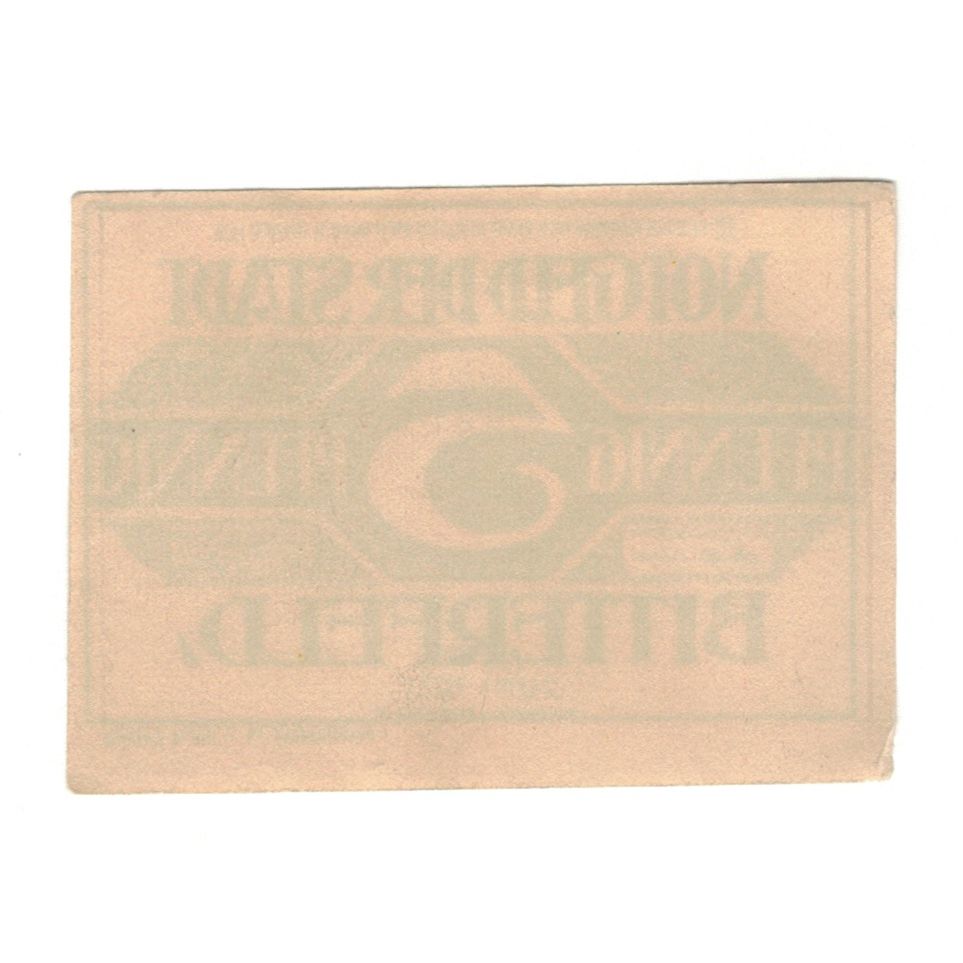 Billet, Allemagne, Bitterfeld Stadt, 5 Pfennig, valeur faciale 2, 1921