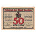 Banknote, Germany, Apolda Stadt, 50 Pfennig, cloche, 1921, 1921-08-01