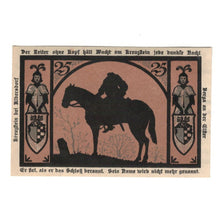 Banknote, Germany, Berga, 25 Pfennig, cheval, 1921, 1921-10-01, AU(55-58)