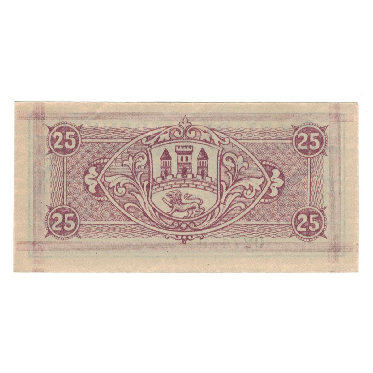 Banknote, Germany, Biedenkopf Stadt, 25 Pfennig, Blason, 1920, 1920-08-15