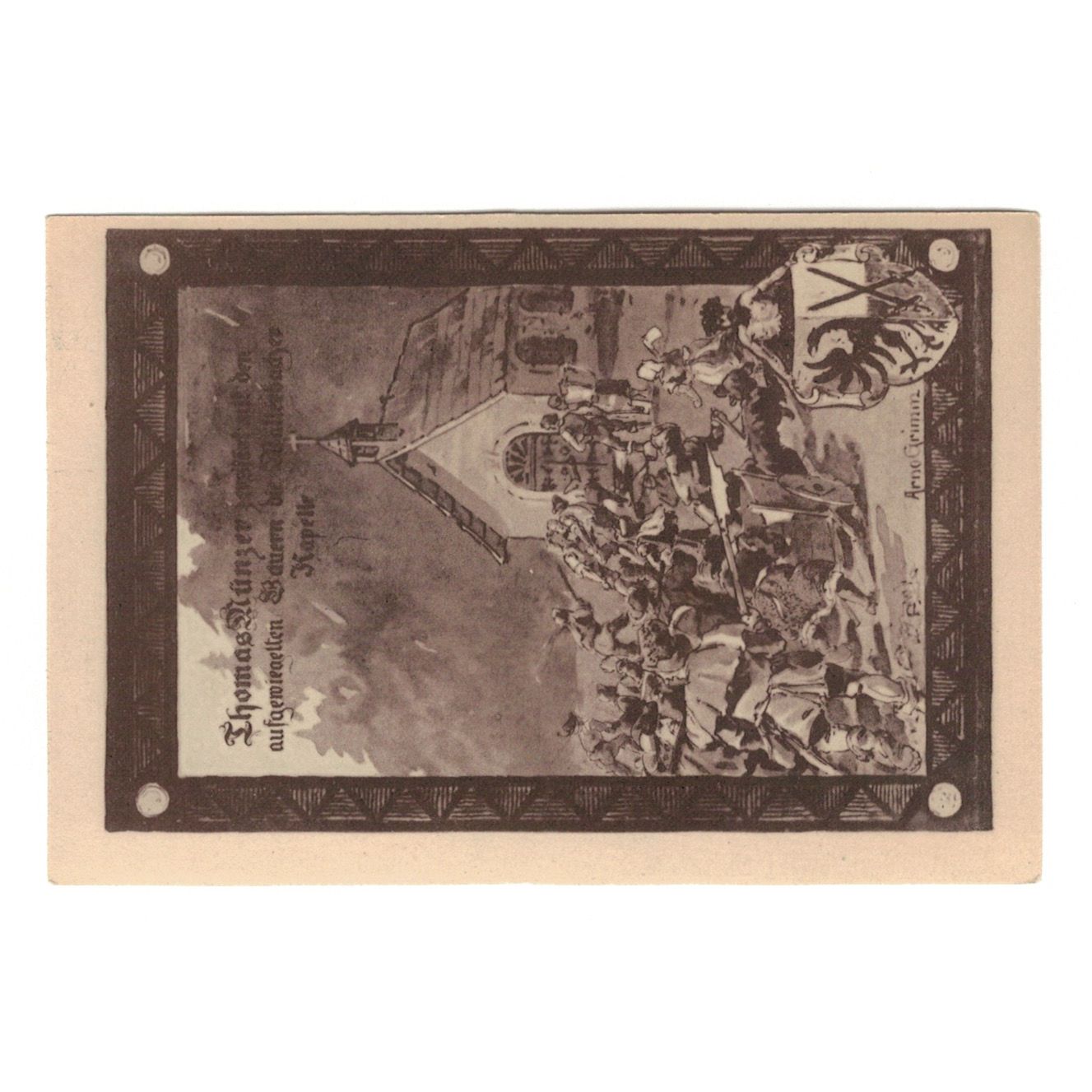 Banknot, Niemcy, Allstedt, 10 Pfennig, personnage, 1921, 1921-10-01, AU(55-58)
