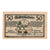Banknot, Niemcy, Gatersleben Gemeinde, 50 Pfennig, maison 2, 1921, 1921-07-30