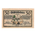 Banknot, Niemcy, Gatersleben Gemeinde, 50 Pfennig, maison 2, 1921, 1921-07-30