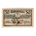Banknot, Niemcy, Gatersleben Gemeinde, 50 Pfennig, maison 3, 1921, 1921-07-30
