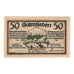 Banknot, Niemcy, Gatersleben Gemeinde, 50 Pfennig, personnage, 1921, 1921-07-30