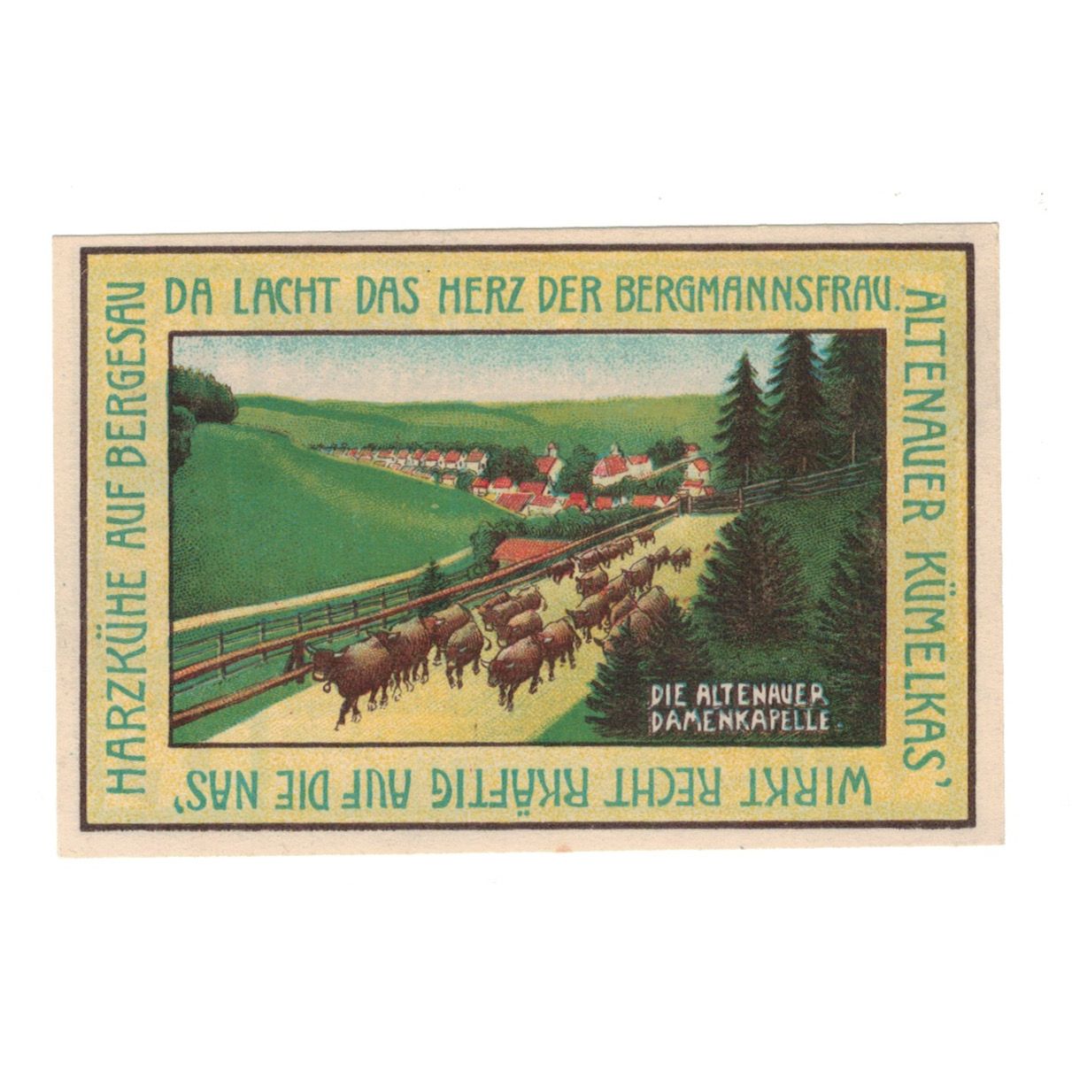 Banknot, Niemcy, Altenau a. Harz Stadt, 75 Pfennig, Vaches, 1921, 1921-11-01
