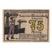 Banknot, Niemcy, Blumenthal Gemeinde, 75 Pfennig, personnage, 1921, 1921-07-25