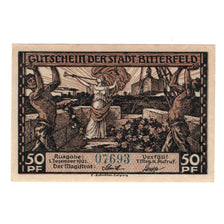 Banknote, Germany, Bitterfeld Stadt, 50 Pfennig, train, 1921, 1921-12-01