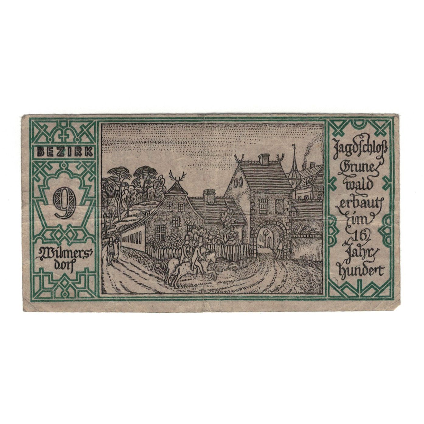 Banknot, Niemcy, Berlin Stadt, 50 Pfennig, cheval, 1921, 1921-09-09, AU(55-58)