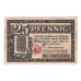 Geldschein, Deutschland, Bitburg Stadt, 25 Pfennig, valeur faciale, 1920