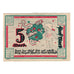 Banknote, Germany, Bielefeld Stadt, 5 Mark, personnage, 1921, 1922-10-01