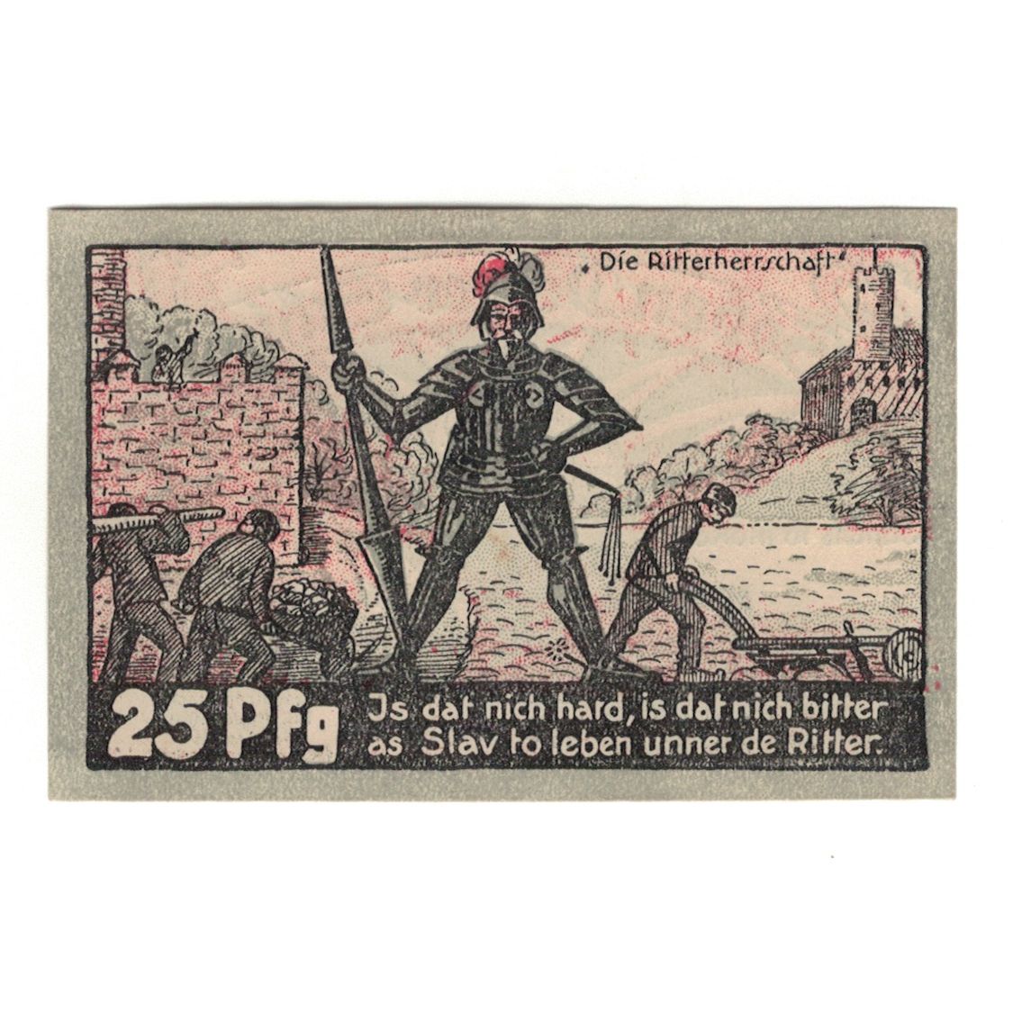 Banknote, Germany, Appeln, 25 Pfennig, personnage, 1921, 1921-11-15, AU(55-58)