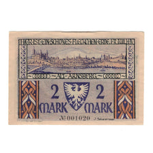 Banknote, Germany, Arnsberg Stadt, 2 Mark, personnage, 1921, 1921-12-15