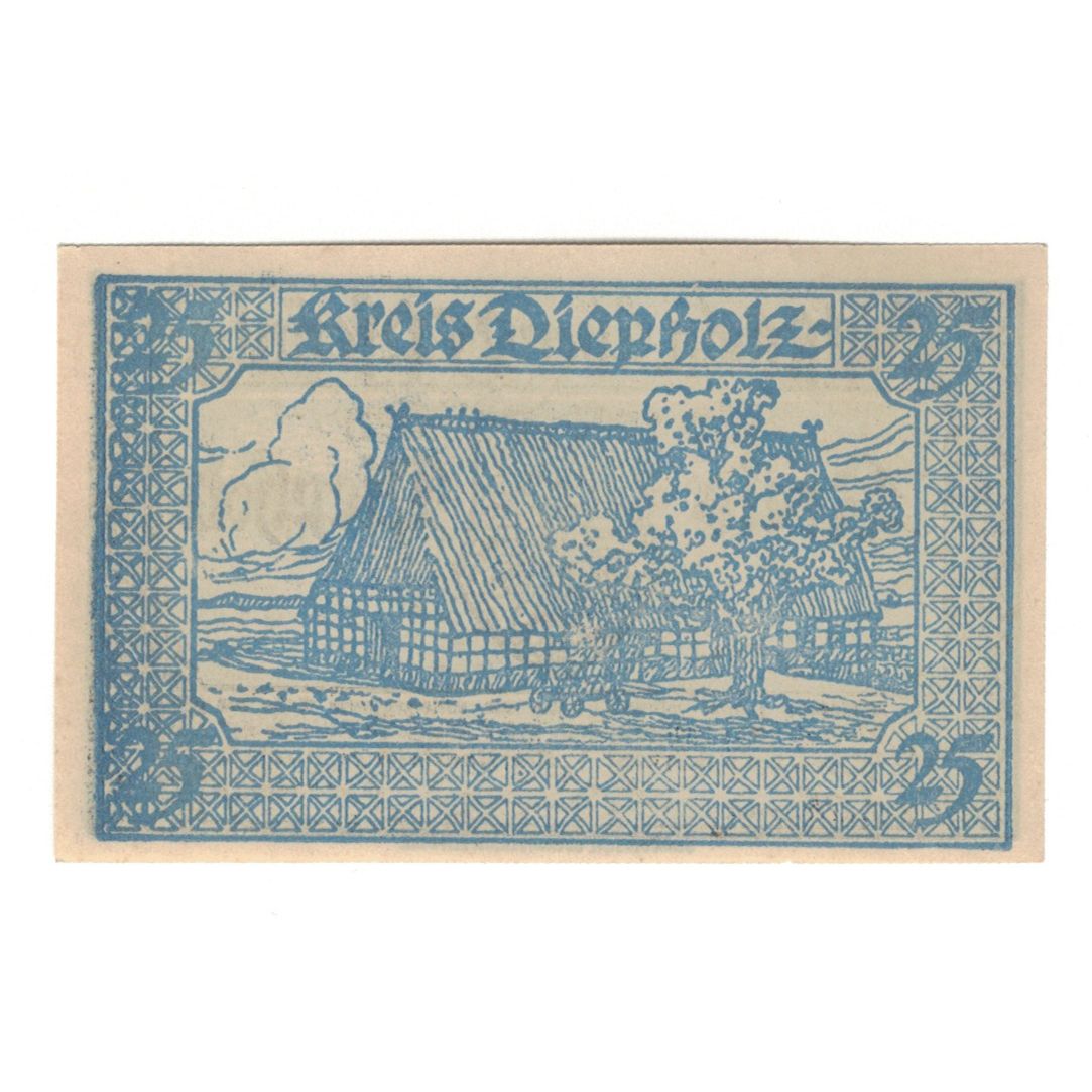 Banknot, Niemcy, Diepholz Kreis, 25 Pfennig, Blason 2, 1920, 1920-09-01