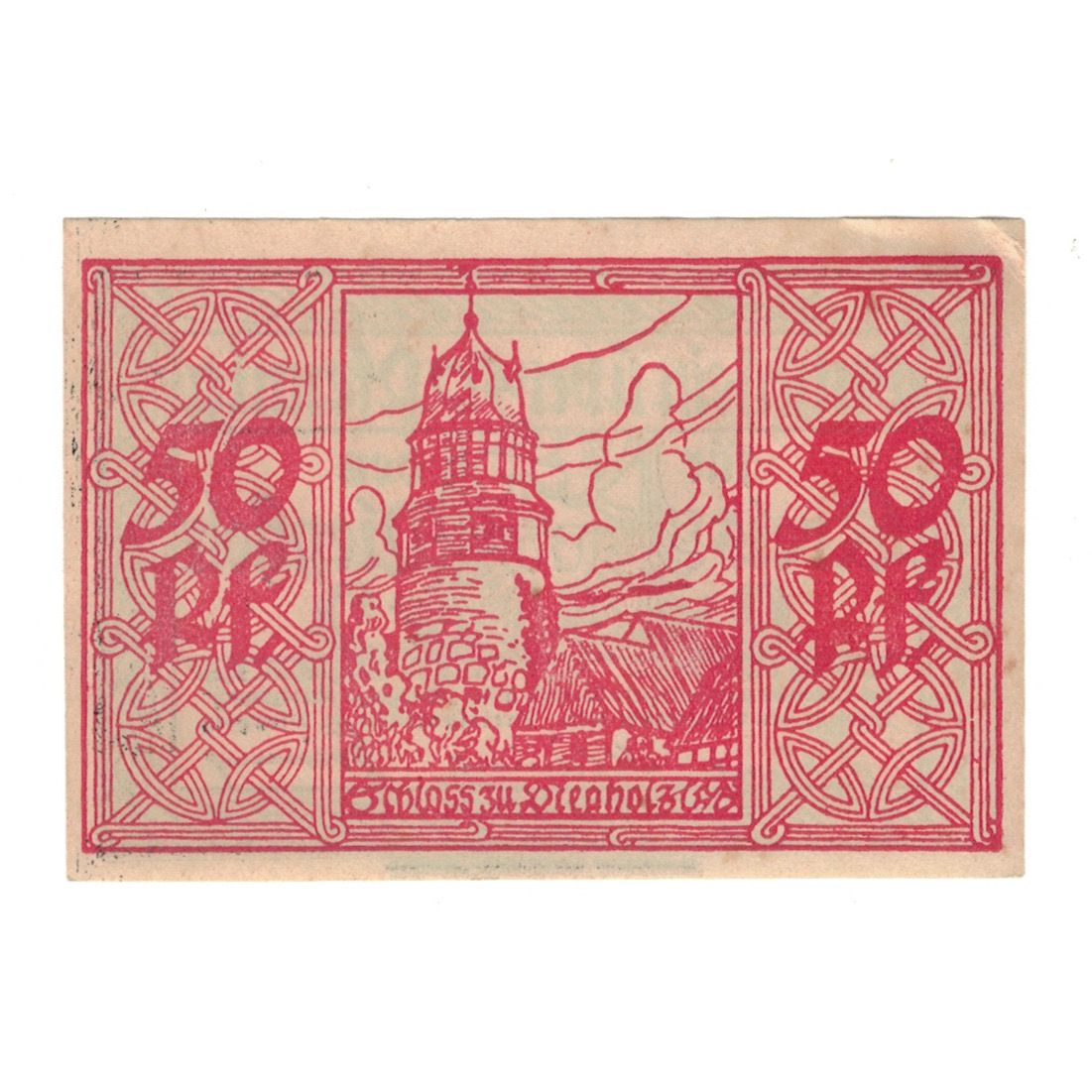 Banknote, Germany, Diepholz Kreis, 50 Pfennig, Blason 2, 1920, 1920-09-01