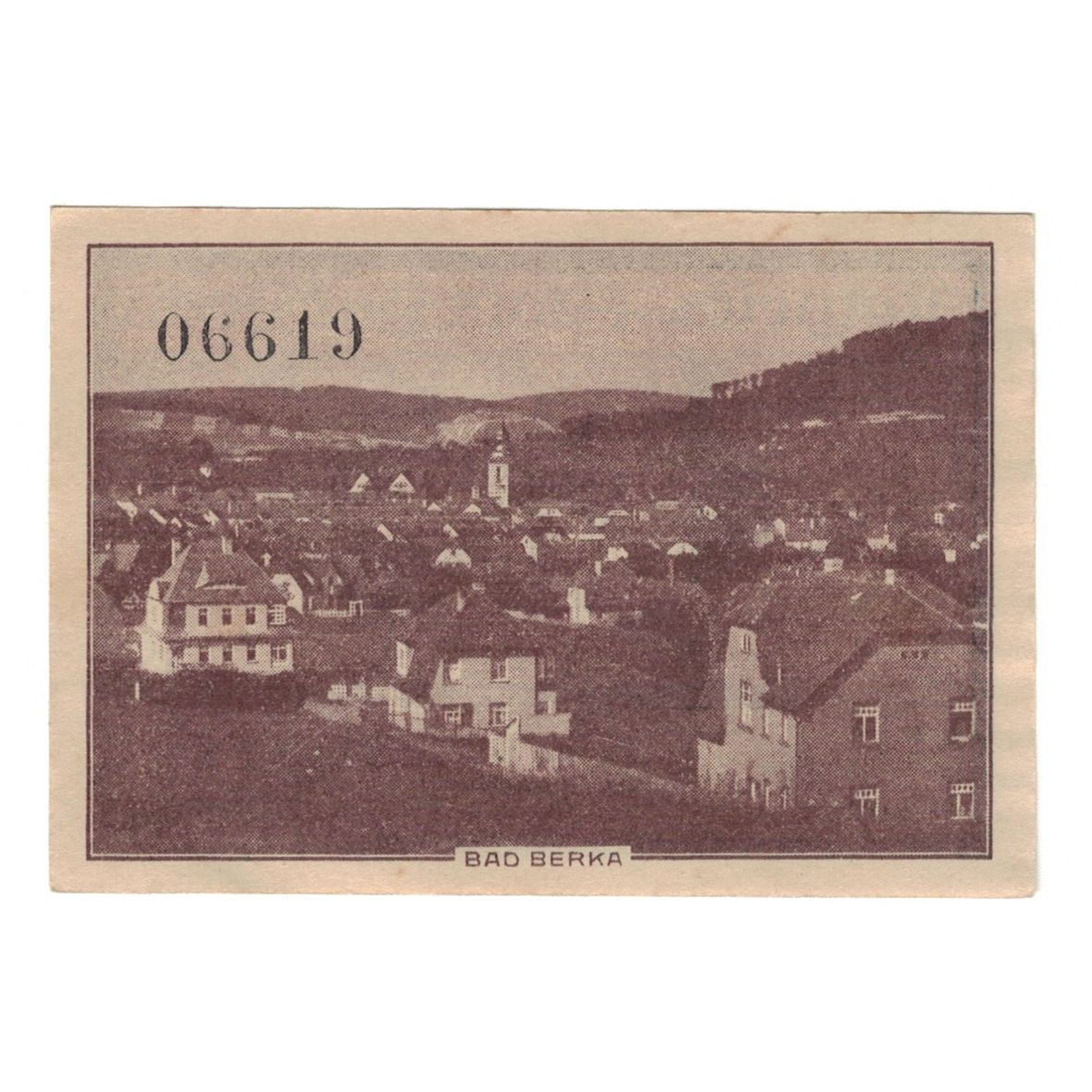 Banknot, Niemcy, Berka Bad Stadt, 50 Pfennig, personnage, 1920, 1920-08-20