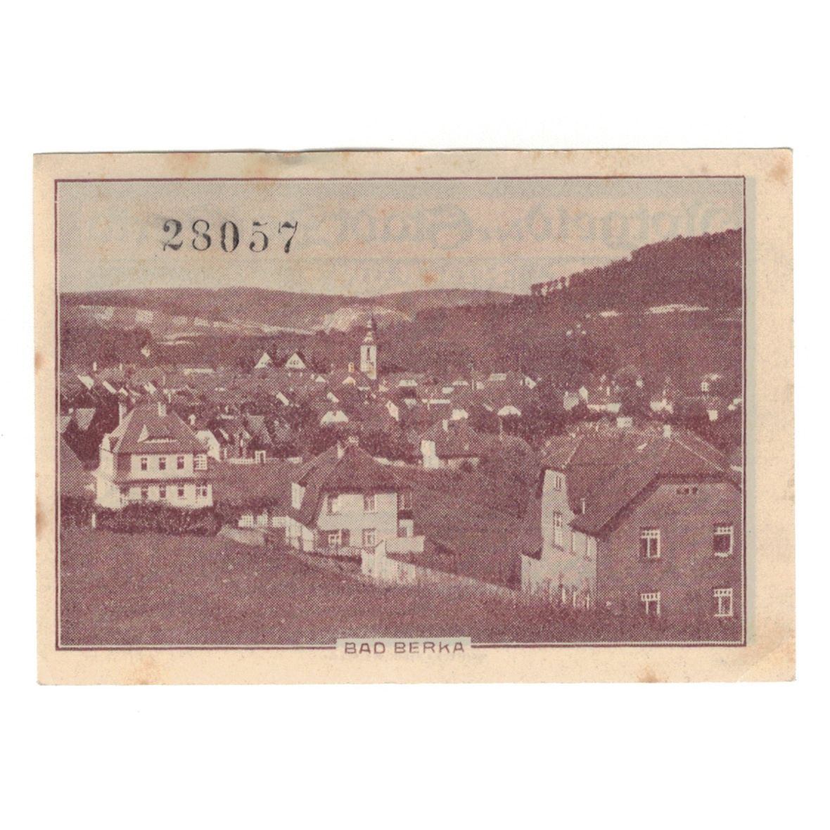 Banknot, Niemcy, Berka Bad Stadt, 50 Pfennig, personnage 1, 1920, 1920-08-20