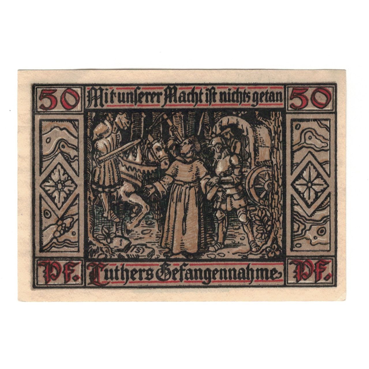 Banknot, Niemcy, Eisenach Stadt, 50 Pfennig, personnage 6, 1921, 1921-05-31