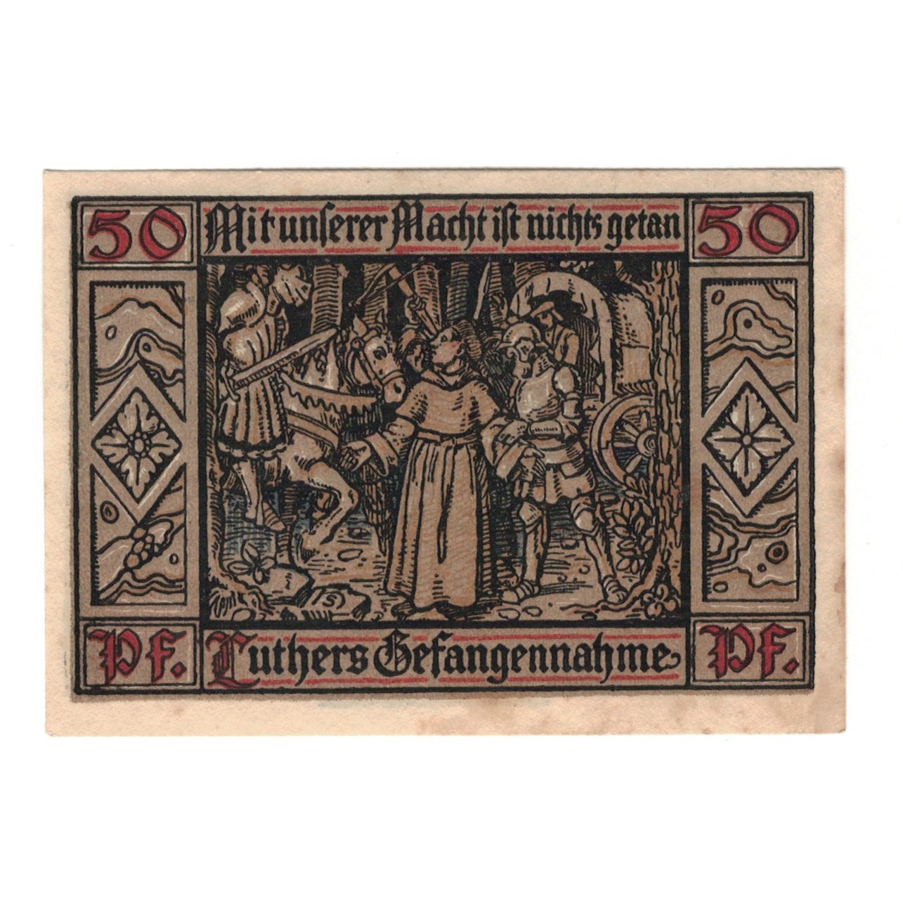 Banknote, Germany, Eisenach Stadt, 50 Pfennig, personnage 8, 1921, 1921-05-31