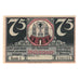 Banknot, Niemcy, Bütow, 75 Pfennig, maison 3, 1922, UNC(60-62), Mehl:204.1b