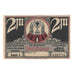 Banknot, Niemcy, Bütow, 2 Mark, Pont 5, 1922, UNC(60-62), Mehl:204.1b