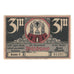 Banconote, Germania, Bütow, 3 Mark, batiment 1, 1922, SPL, Mehl:204.1b