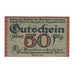 Banknot, Niemcy, Borna Amtshauptmannschaft, 50 Pfennig, village 1, 1919