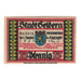Banknot, Niemcy, Geldern Stadt, 75 Pfennig, personnage, 1922, 1922-05-01