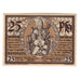 Banknot, Niemcy, Alfeld Stadt, 25 Pfennig, personnage, 1921, 1921-07-01