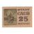 Banknot, Niemcy, Caub Stadt, 25 Pfennig, Maison, 1920, UNC(60-62), Mehl:C10.1a