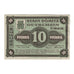 Banknot, Niemcy, Dömitz Sparkasse der Stadt, 10 Pfennig, valeur faciale, 1921