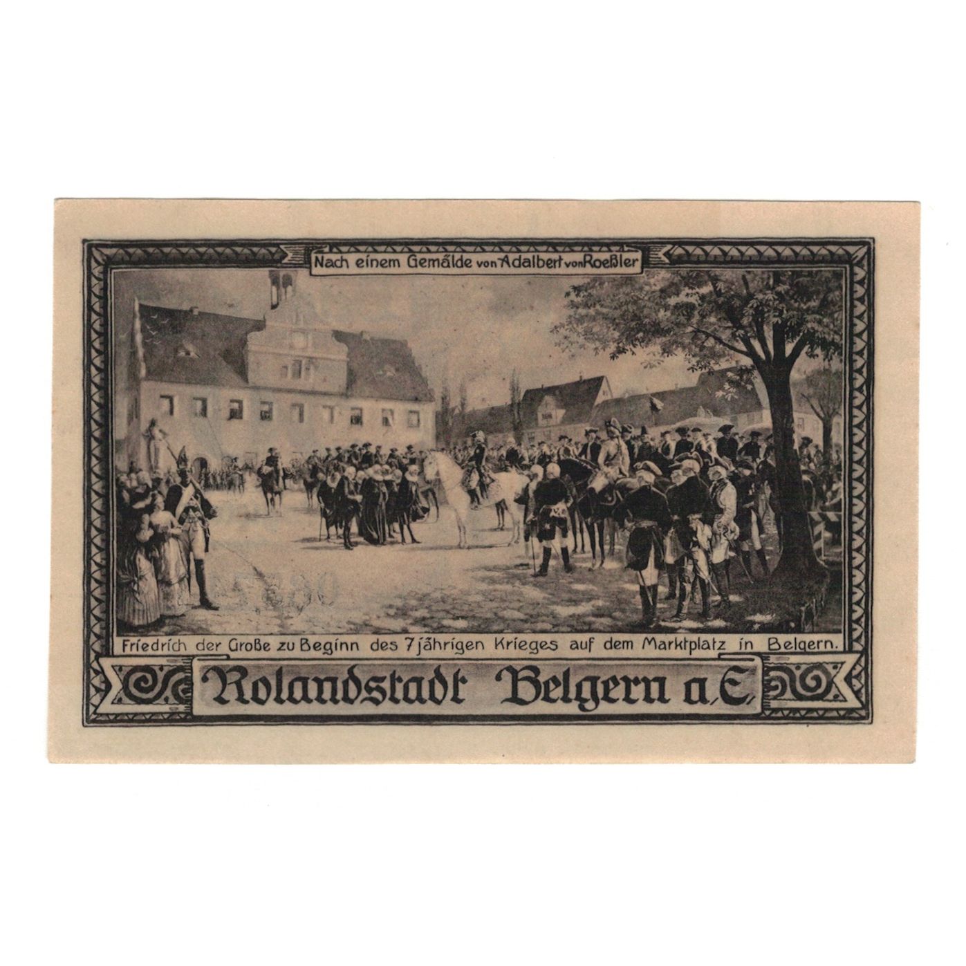 Banknot, Niemcy, Belgern a. Elbe Stadt, 50 Pfennig, place 1, 1921, 1921-11-01