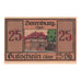 Billet, Allemagne, Derenburg Stadt, 25 Pfennig, paysage, 1920, 1920-12-20, SUP+