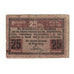 Banknot, Niemcy, Hirschberg i. Schles Stadt, 25 Pfennig, valeur faciale, 1920