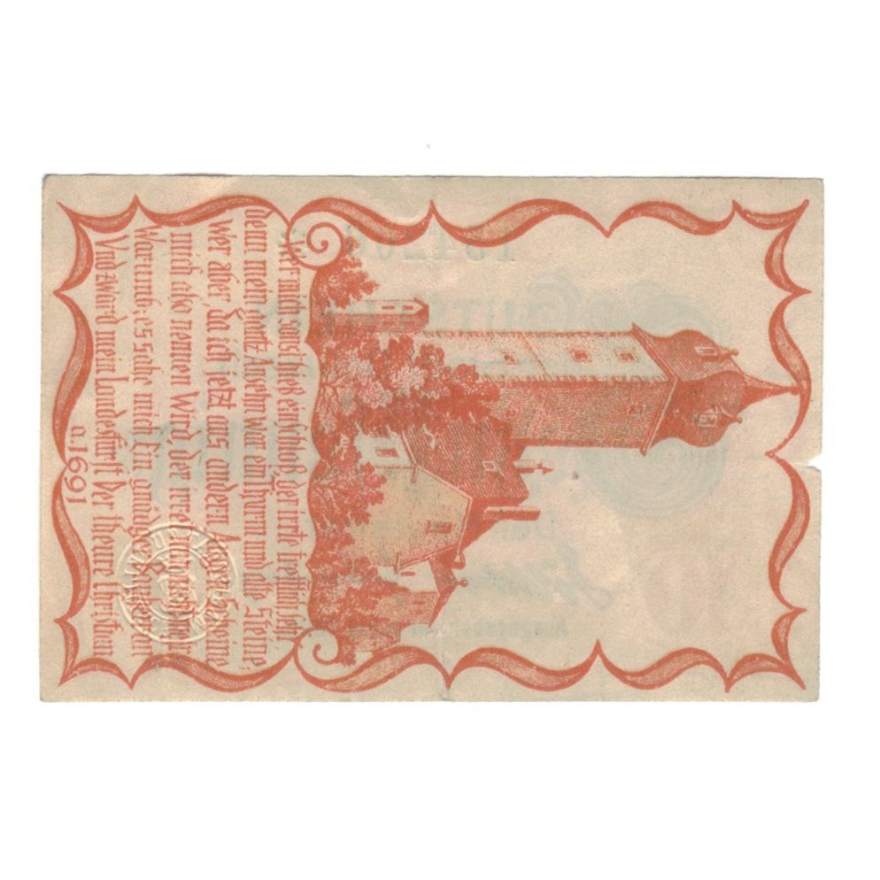 Banknot, Niemcy, Delitzsch Stadt, 10 Pfennig, tour, 1919, 1919-08-15