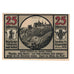 Geldschein, Deutschland, Dornburg Stadt, 25 Pfennig, paysage, 1921, 1921-09-01