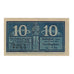 Banknot, Niemcy, Halberstadt, 10 Pfennig, personnage, 1921, 1921-04-27