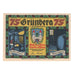 Banknote, Germany, Grunberg Stadt, 75 Pfennig, personnage, 1921, 1921-12-31