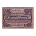 Banknot, Niemcy, Herford Stadt, 20 Pfennig, personnage, 1920, 1920-03-04